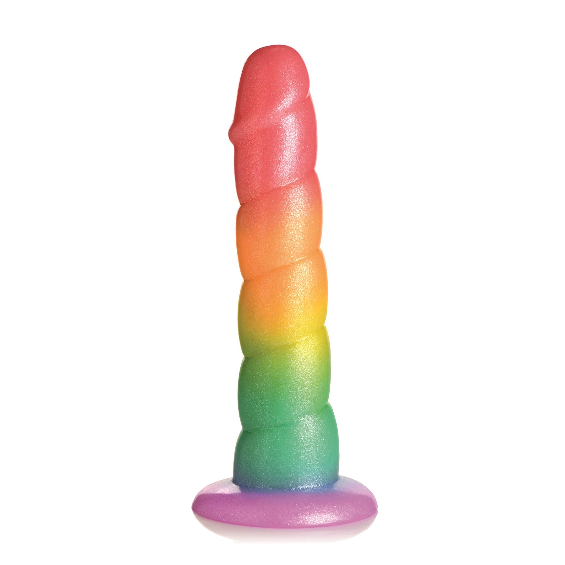 Simply Sweet Swirl Rainbow Dildo Gay Sex Toys Adam Eve