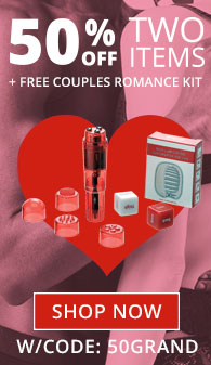 50% Off 2 Items Plus Free Couples Romance Kit with code 50GRAND