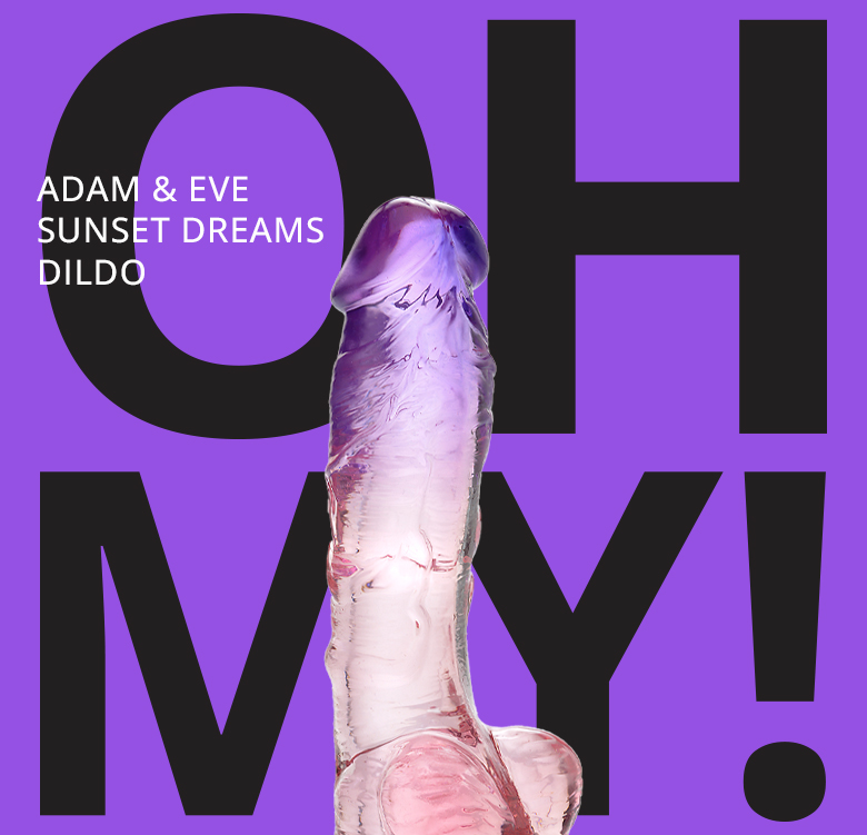 Oh My!  Adam 7 Eve's Sunset Dreams Dildo