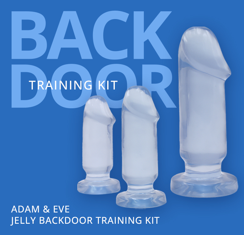 Back Door Training Kit!  Adam & Eve Jelly Backdoor Training Kit