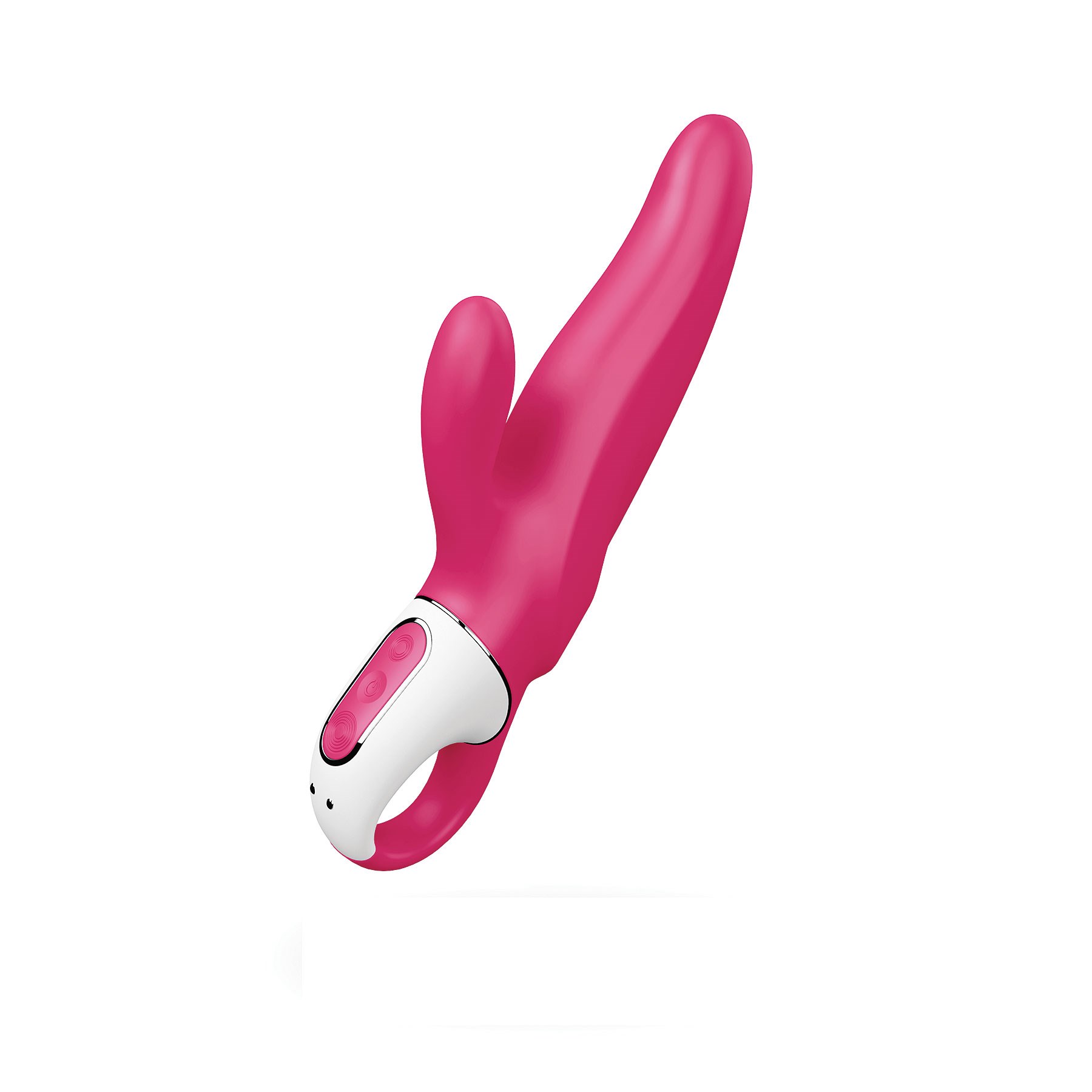 Satisfyer Mister Rabbit Vibrator on side tilted