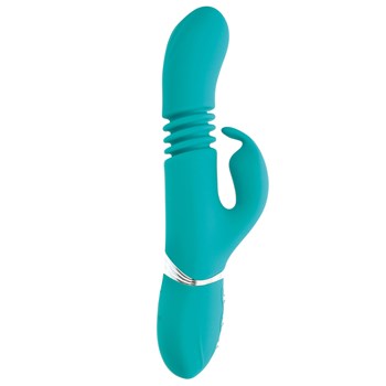 Eve's Rechargeable Thrusting Rabbit green