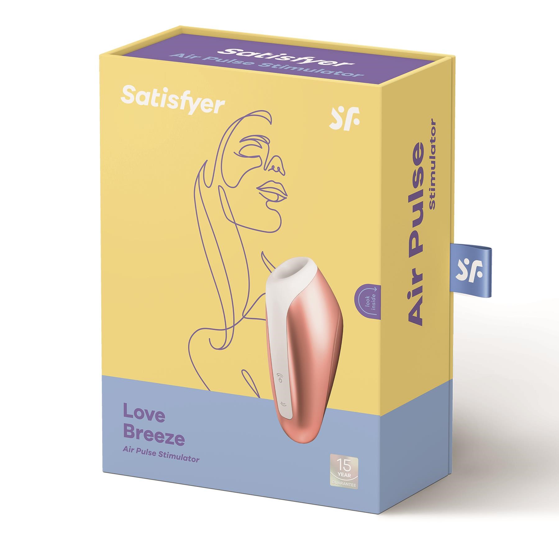 Satisfyer Love Breeze Air Pulse Clitoral Stimulator Packing Shot - Copper