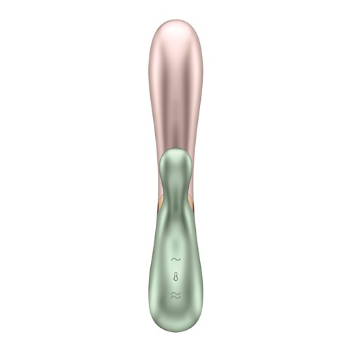 Satisfyer Hot Lover Dual Stimulating Vibrator - Front - Pink/Green