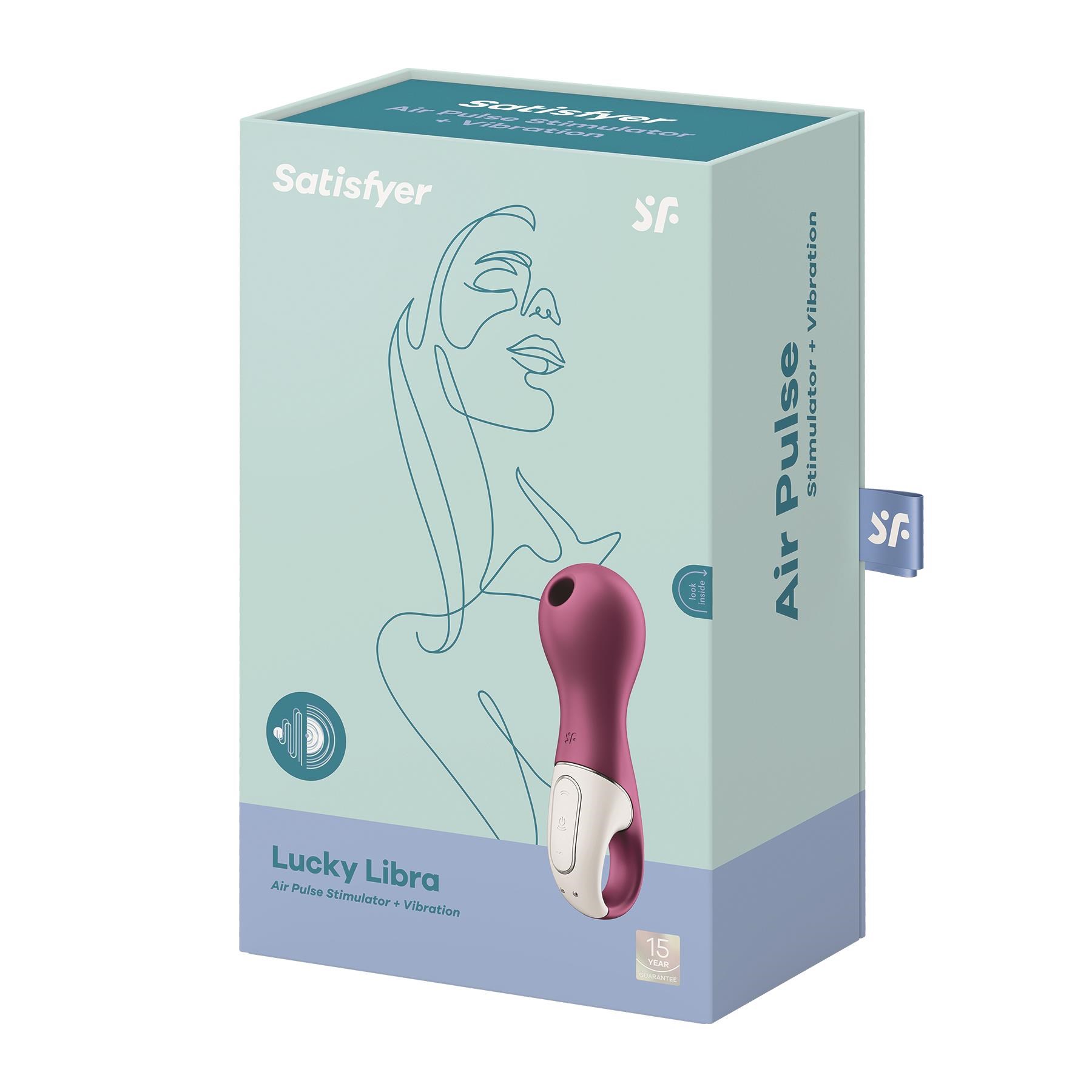 Satisfyer Lucky Libra Sir Pulse Clitoral Stimulator Packaging Shot