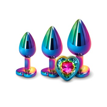 Adam & Eve Rainbow Heart Anal Training Set