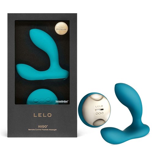 Lelo Hugo Prostate Massager - Product and Packaging
