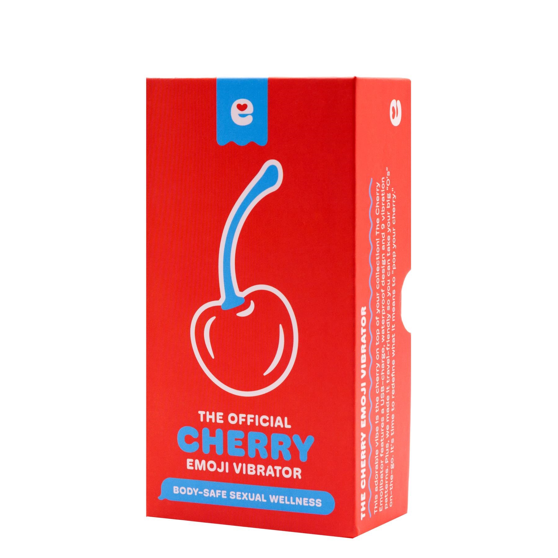 Emojibator Cherry Emoji Vibrator - Packaging