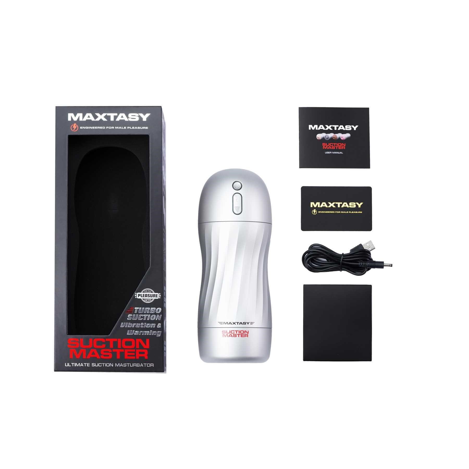 Maxtasy Suction Master Stroker - Realistic Nude Mouth with accessories and box