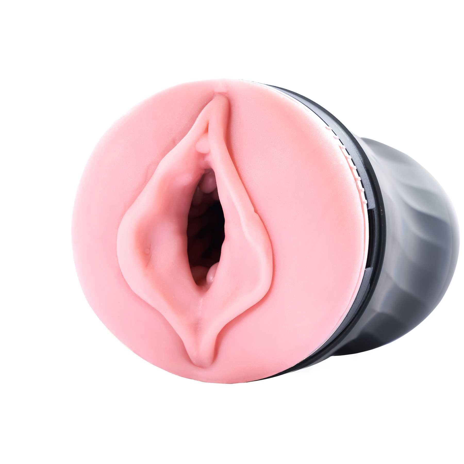 Maxtasy Stroke Master Stroker - Realistic Pink Vagina close up of opening