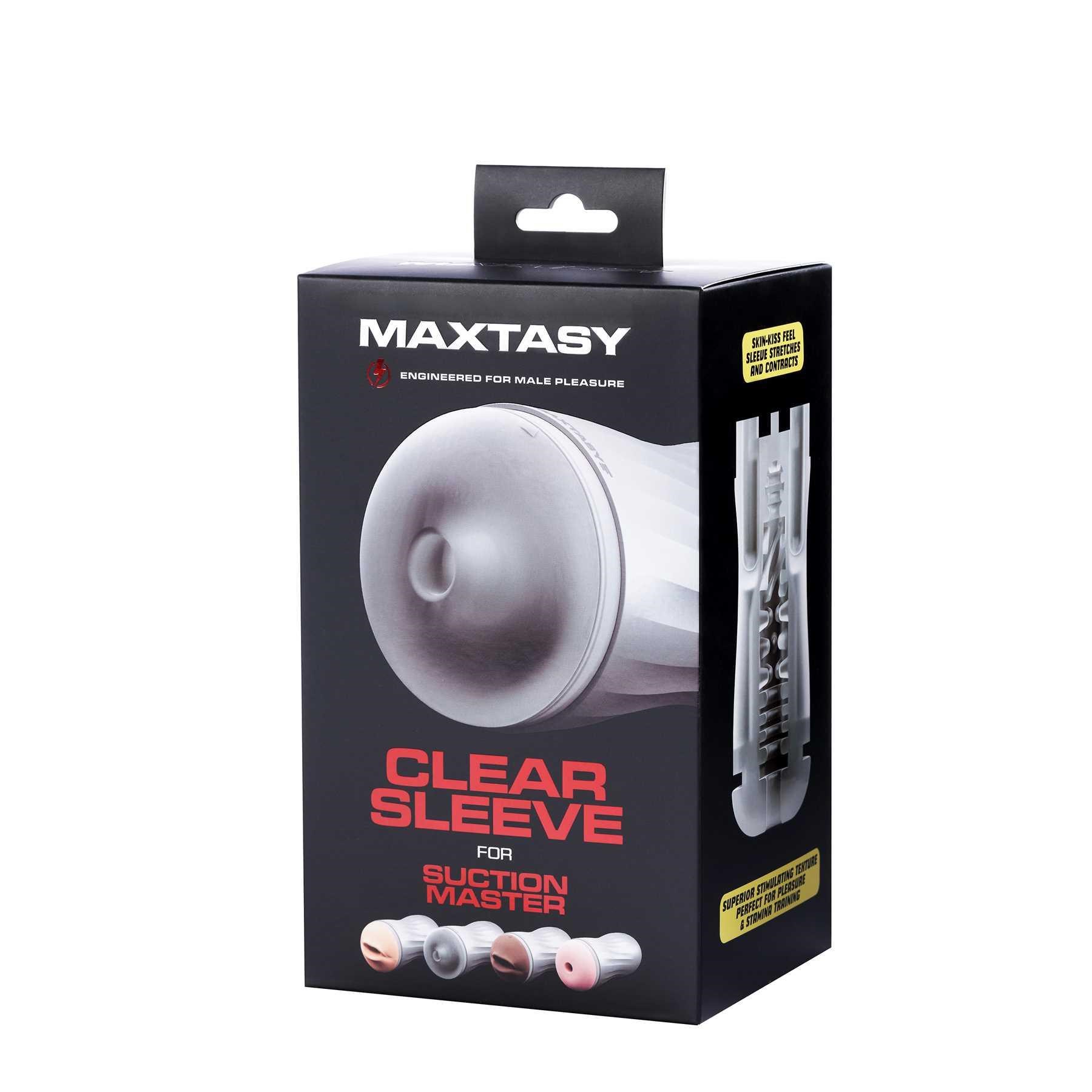 Maxtasy suction master standard clear sleeve box