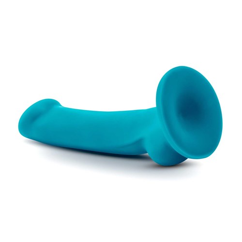 Temptasia Reina G-Spot Dildo With Balls 7" showing suction cup base