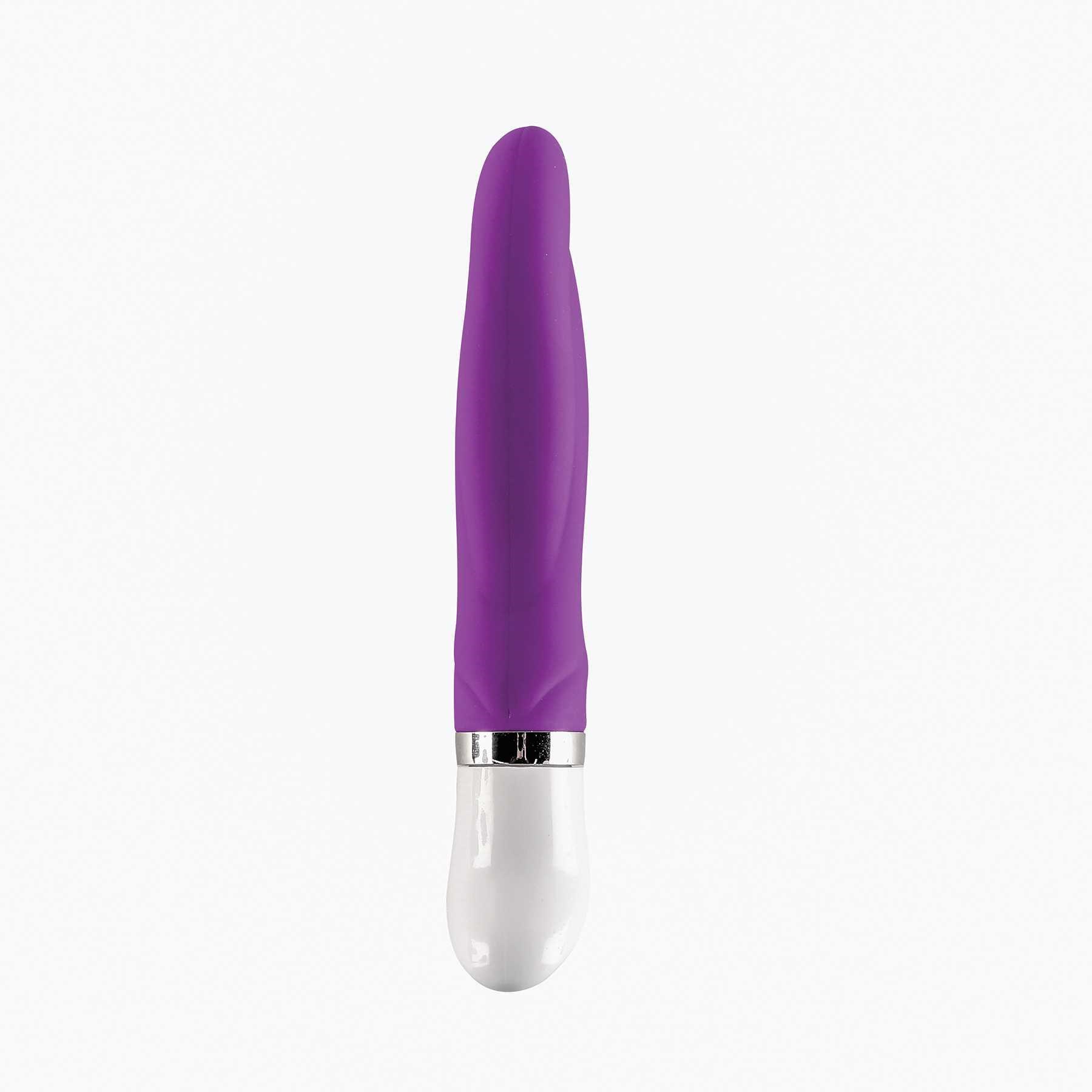 Swirl Silicone Vibe upright back view