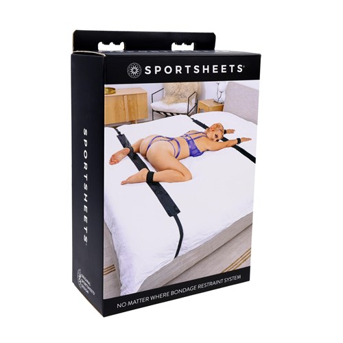 Sportsheets No Matter Where Bondage Restraint System - Packaging Shot - Front