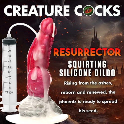 Creature Cock Resurrector Phoenix Squirting Silicone Dildo mood image #1
