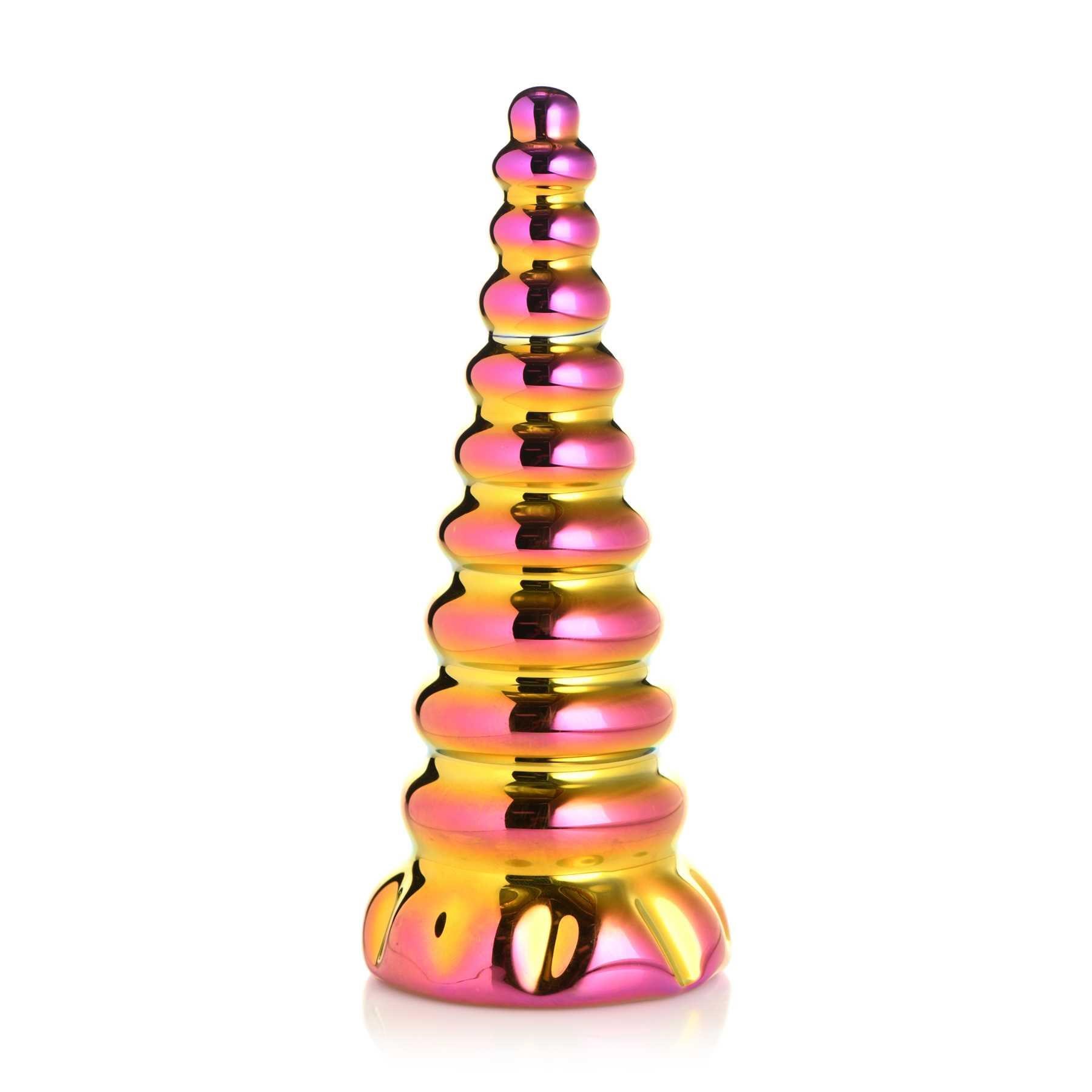 Creature Cock Twilight Rainbow Glass Dildo