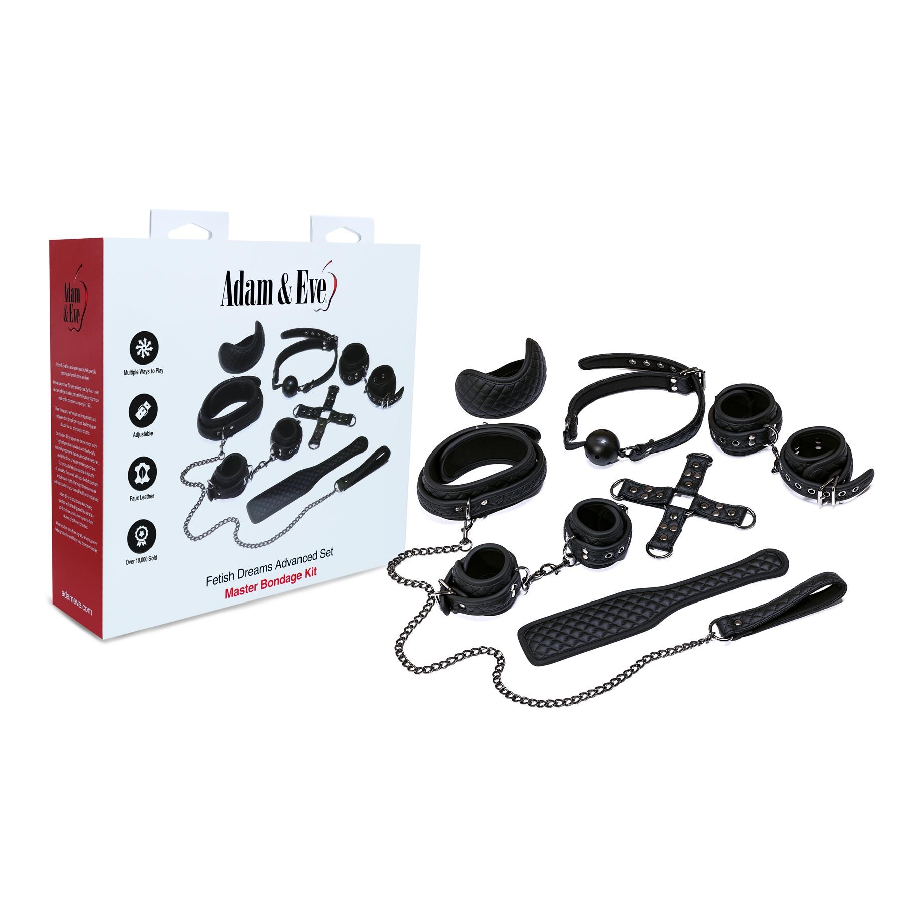 Eve's Fetish Dreams Advanced Bondage Set - Product and Packaging