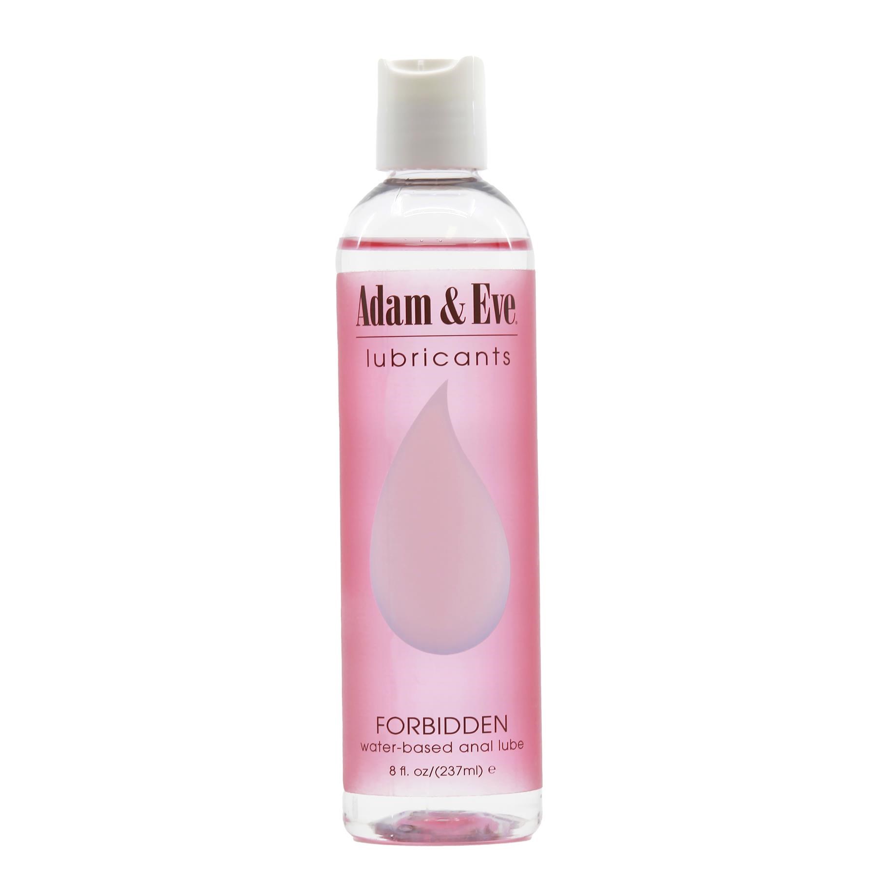 Adam & Eve Forbidden Anal Lubricant 8 oz front of bottle