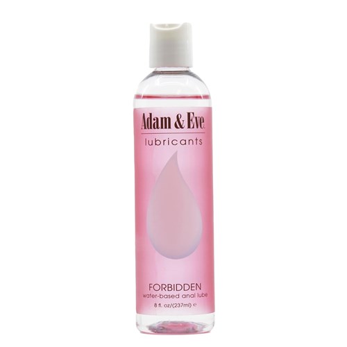 Adam & Eve Forbidden Anal Lubricant 8 oz front of bottle