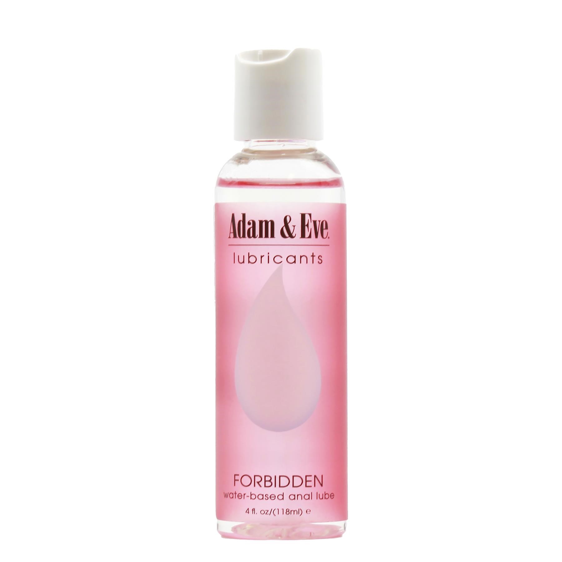 Adam & Eve Forbidden Anal Lubricant 4 oz front of bottle