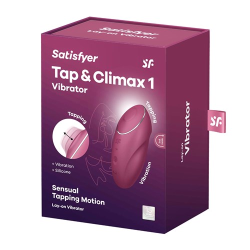 Satisfyer Tap & Climax 1 Clitoral Stimulator - Packaging Shot