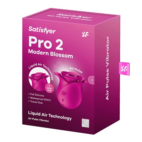 Satisfyer Pro 2 Modern Blossom Air Pulse Clitoral Stimulator - Packaging Shot