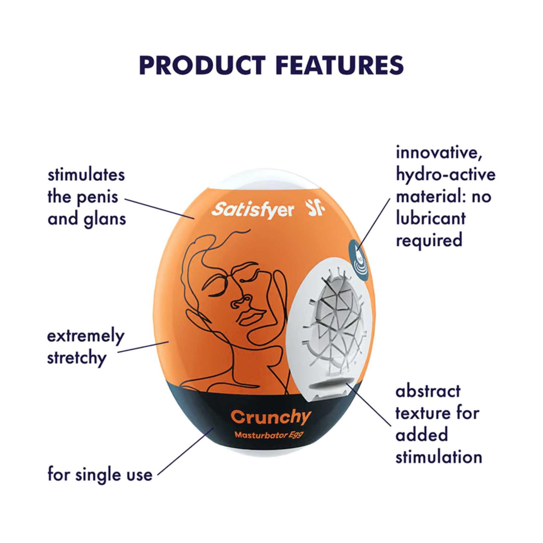 Satisfyer Masturbator Egg 3er Set - Riffle information sheet #2