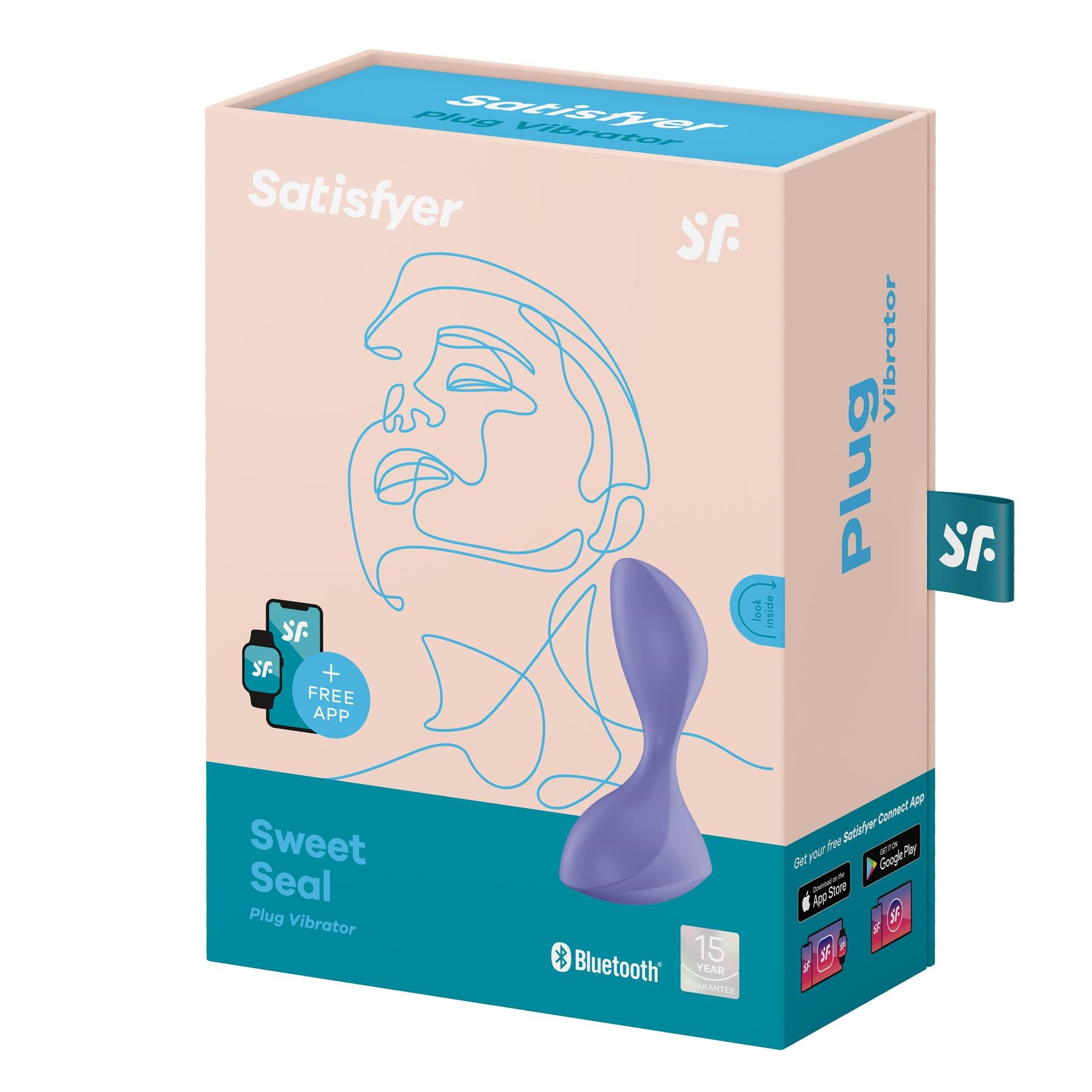 Satisfyer Sweet Seal App Enabled Anal Vibrator - Packaging Shot