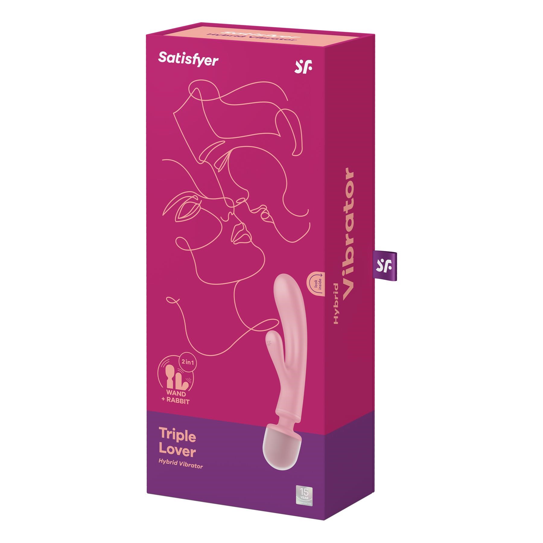 Satisfyer Triple Lover Multi Stimulating Vibrator - Package Shot