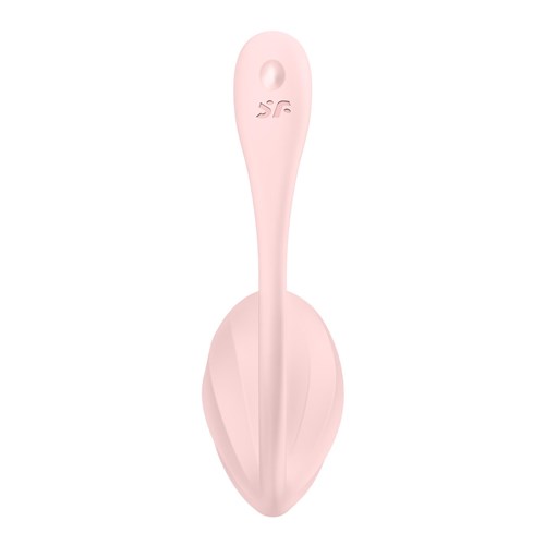 Satisfyer Ribbed Petal App Enabled Couples Vibrator w/Remote Control - Product Shot - Front