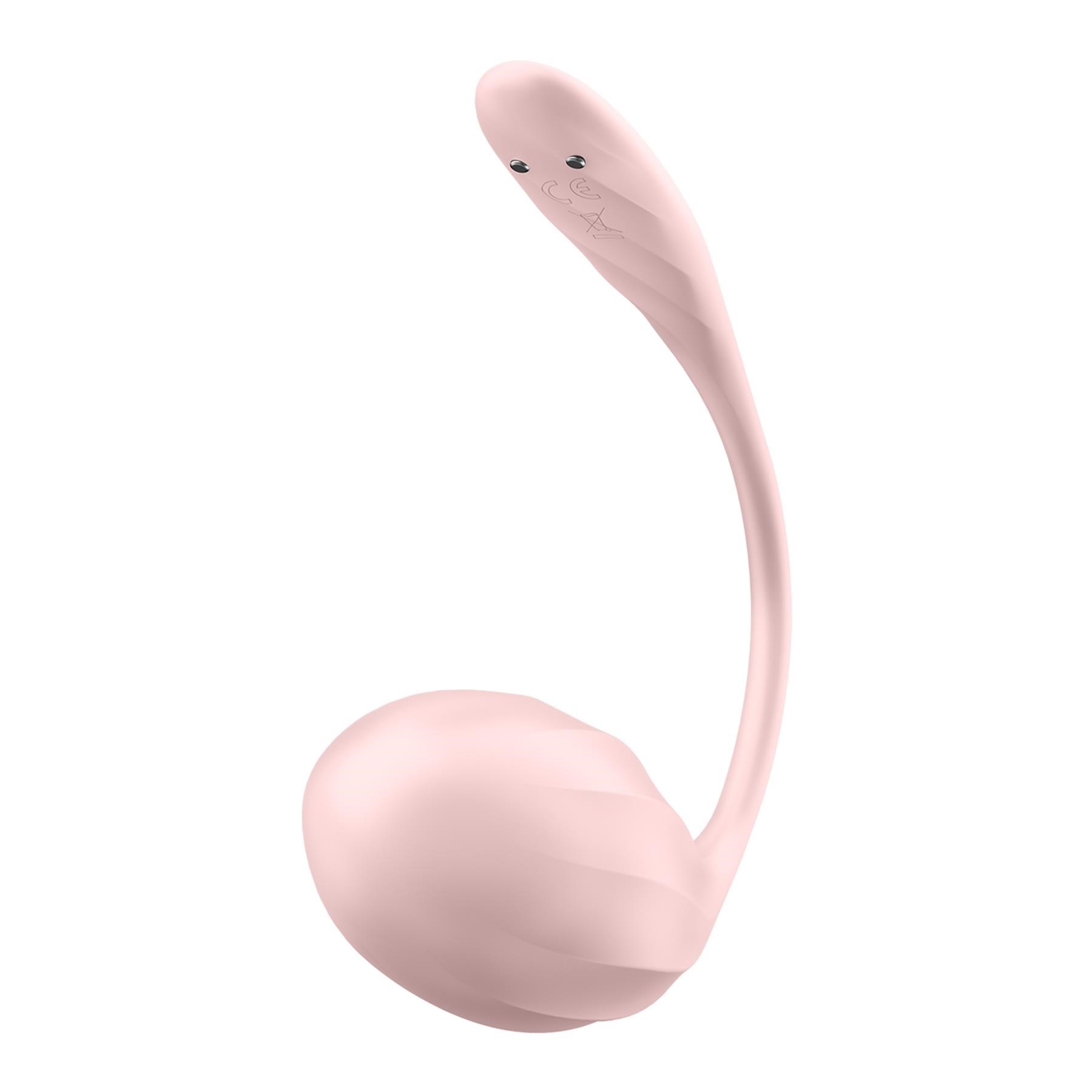 Satisfyer Ribbed Petal App Enabled Couples Vibrator w/Remote Control - Product Shot