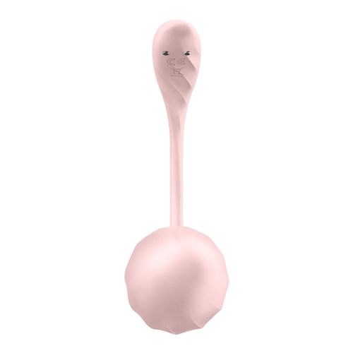 Satisfyer Ribbed Petal App Enabled Couples Vibrator w/Remote Control - Product Shot - Back