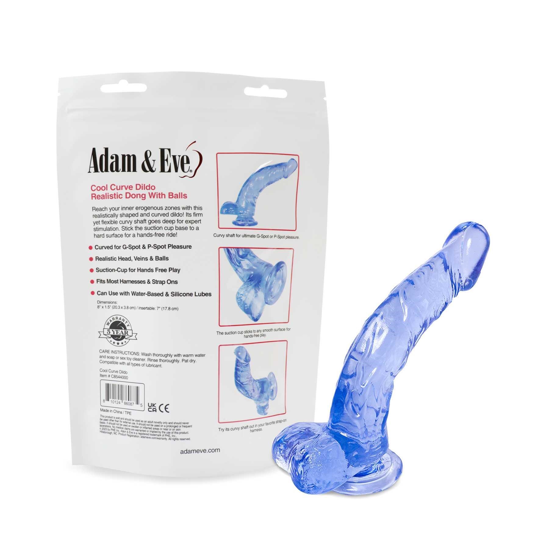 Cool Curve Jelly Dildo - Packaging