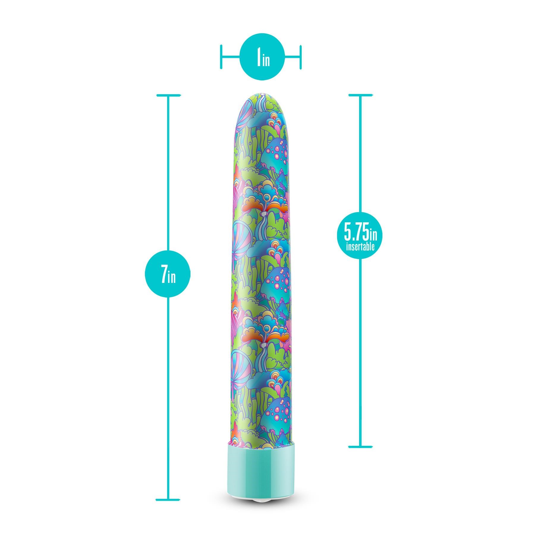 Limited Addiction Utopia Slimline Vibrator - Dimensions