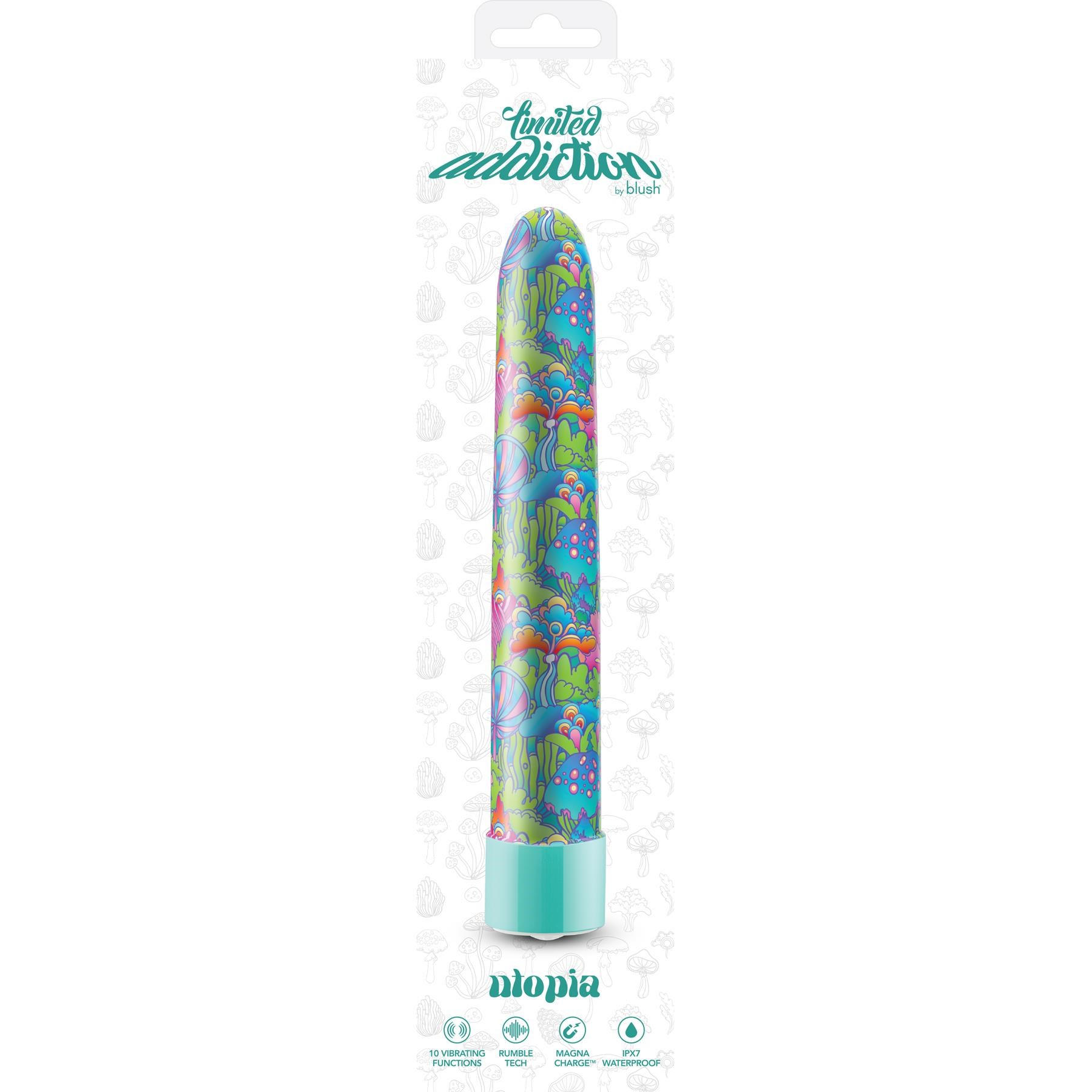 Limited Addiction Utopia Slimline Vibrator - Packaging