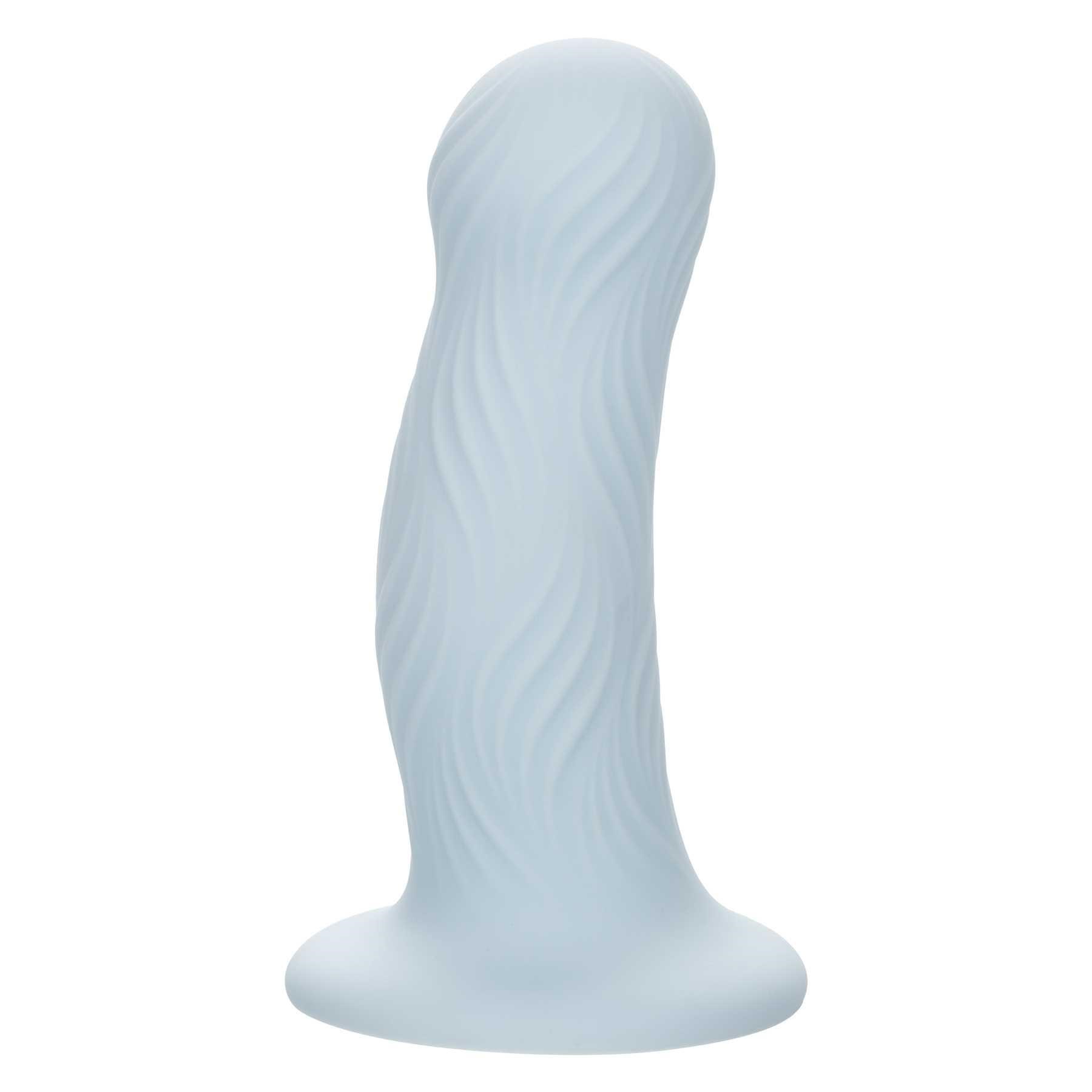 Wave Rider Foam Liquid Silicone Dildo standing upright