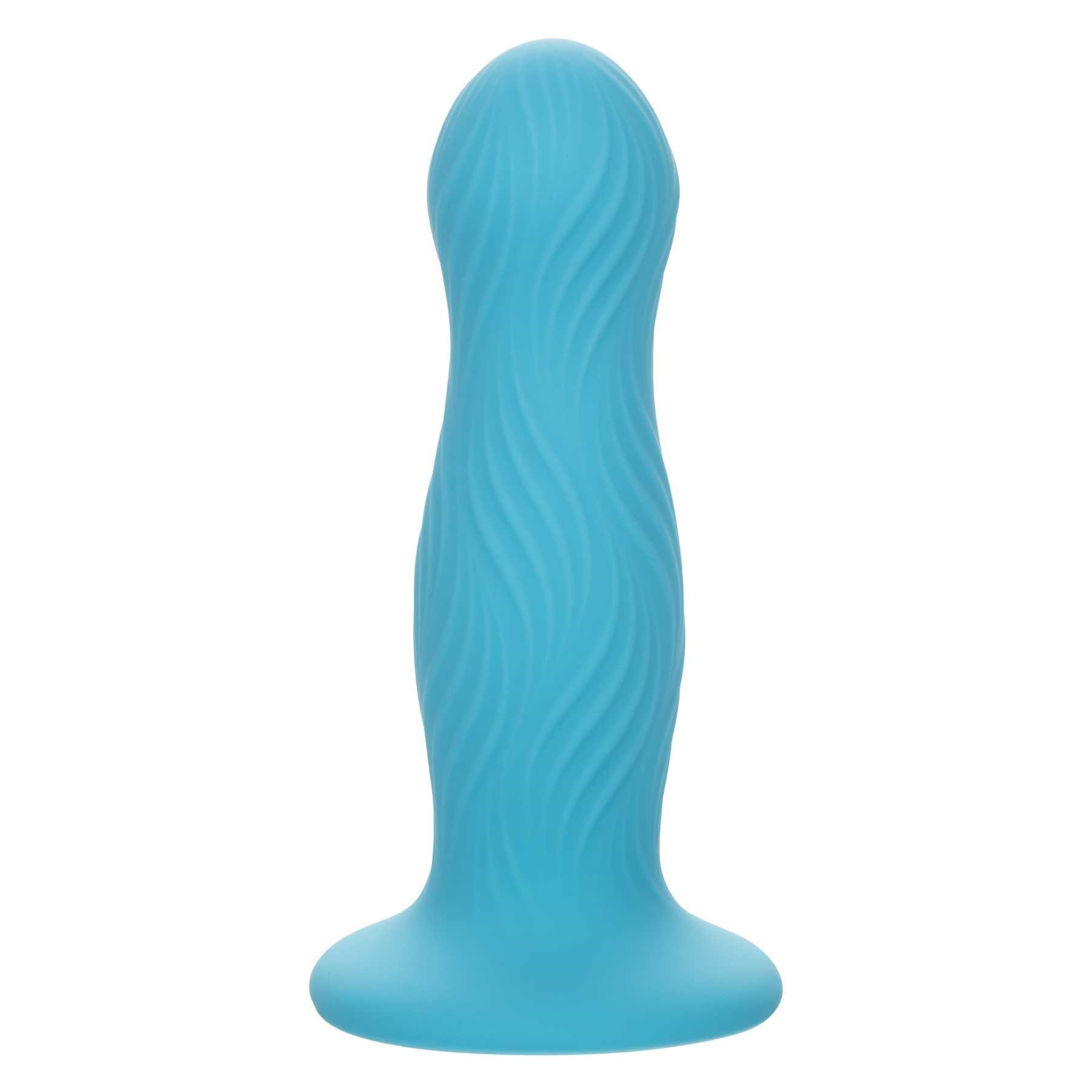 Wave Rider Swell Liquid Silicone Dildo standing upright