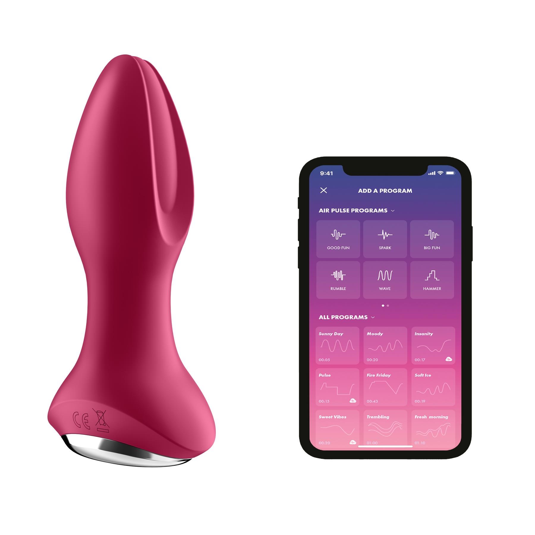 Satisfyer Rotator App Enabled Plug 2+ Anal Vibrator with Phone App