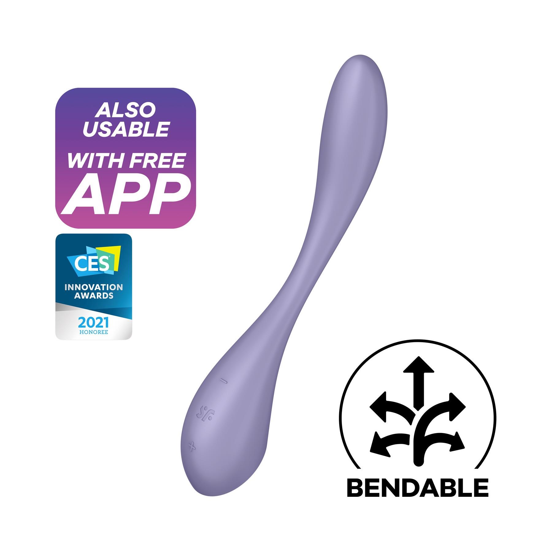 Satisfyer G-Spot Flex 5+ App Enabled Vibrator - Features