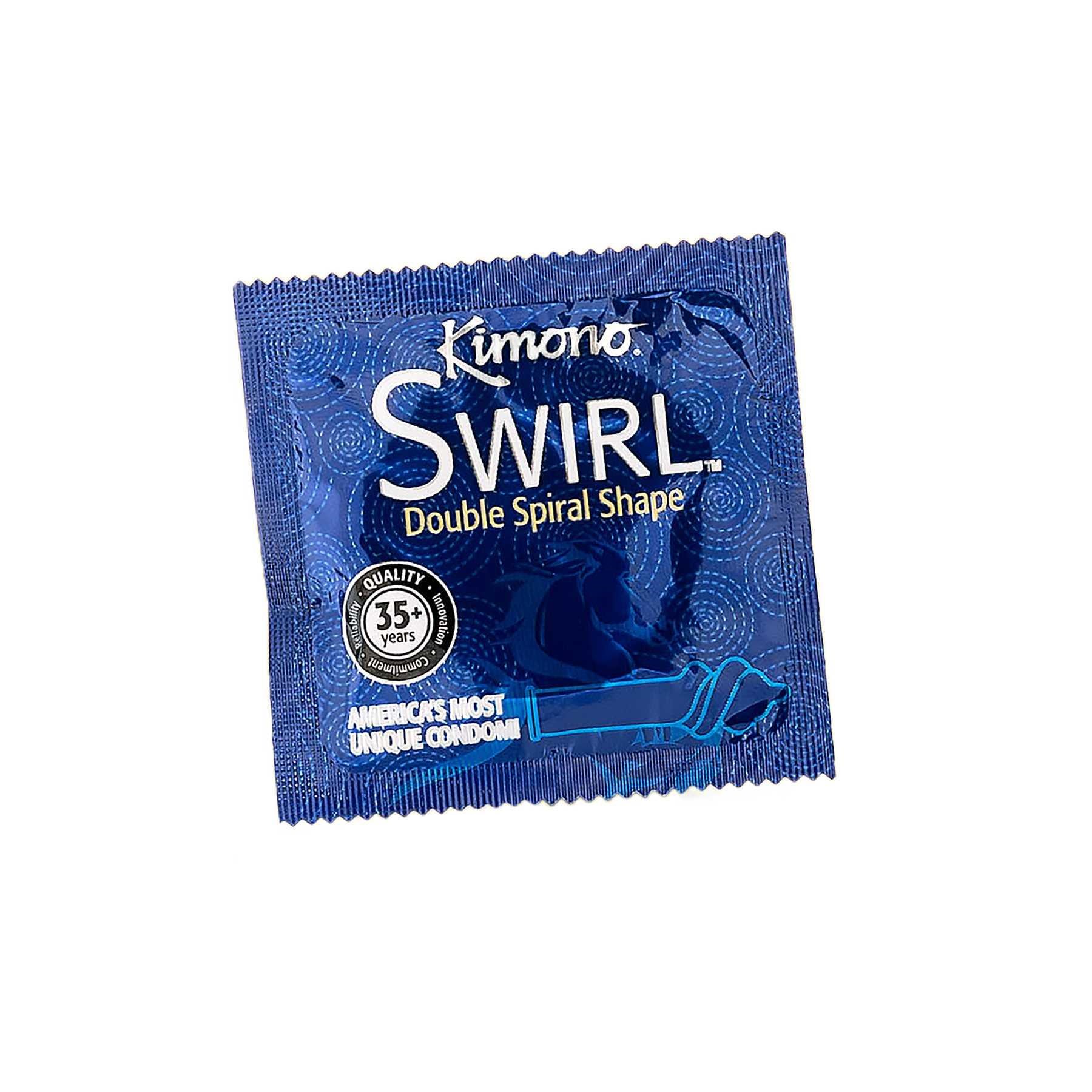 J484 Kimono Swirl Condom 12 count #5