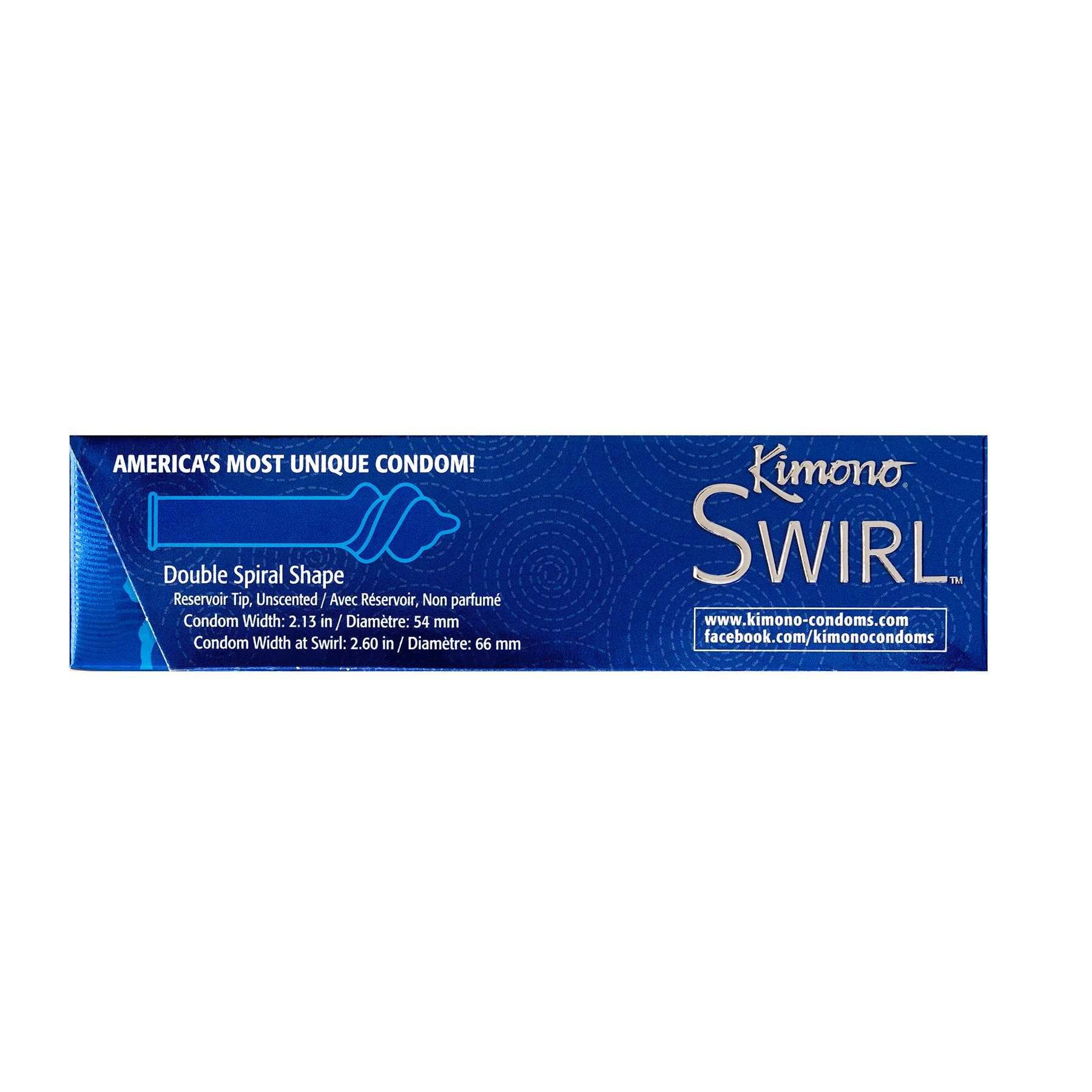 J484 Kimono Swirl Condom 12 count #7