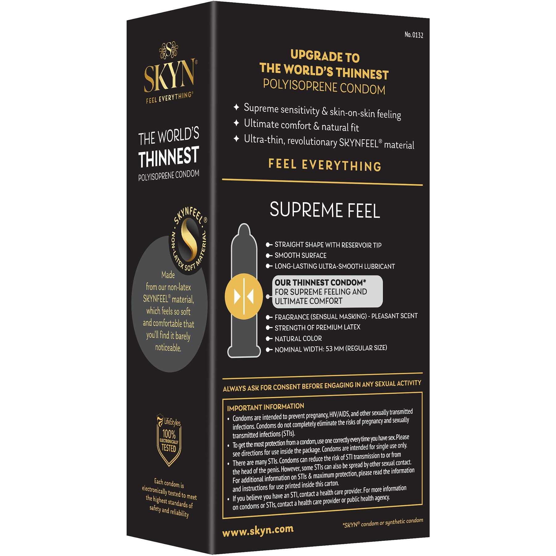 J483 Skyn Supreme Feel Condom Image 1