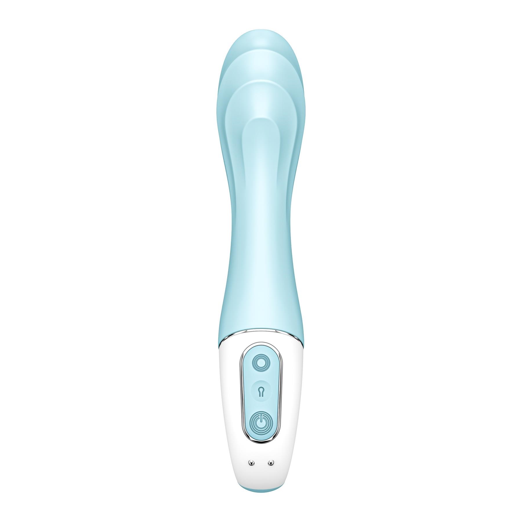 Satisfyer Air Pump 5+ App Enabled Inflatable Vibrator - Product Shot #4 - Front