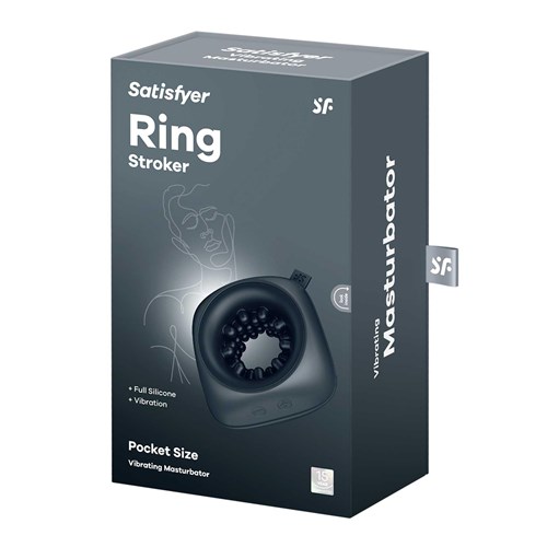 Ring Stroker Vibrating Masturbator box