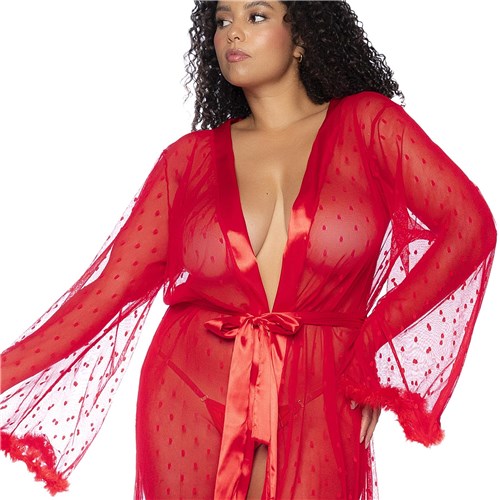 Holiday robe q/s front cropped