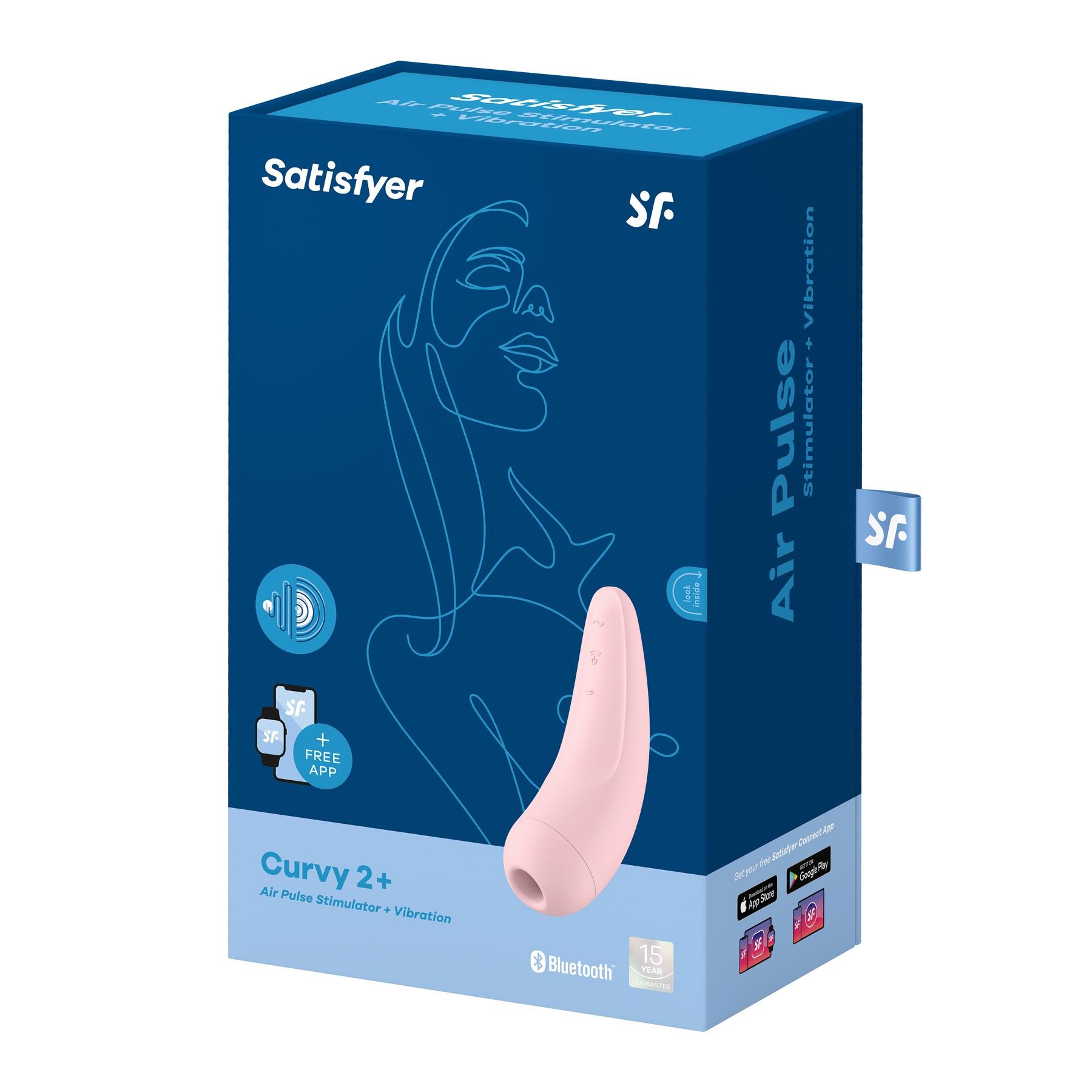 Satisfyer Curvy 2 Air Pulse Clitoral Stimulator box shot