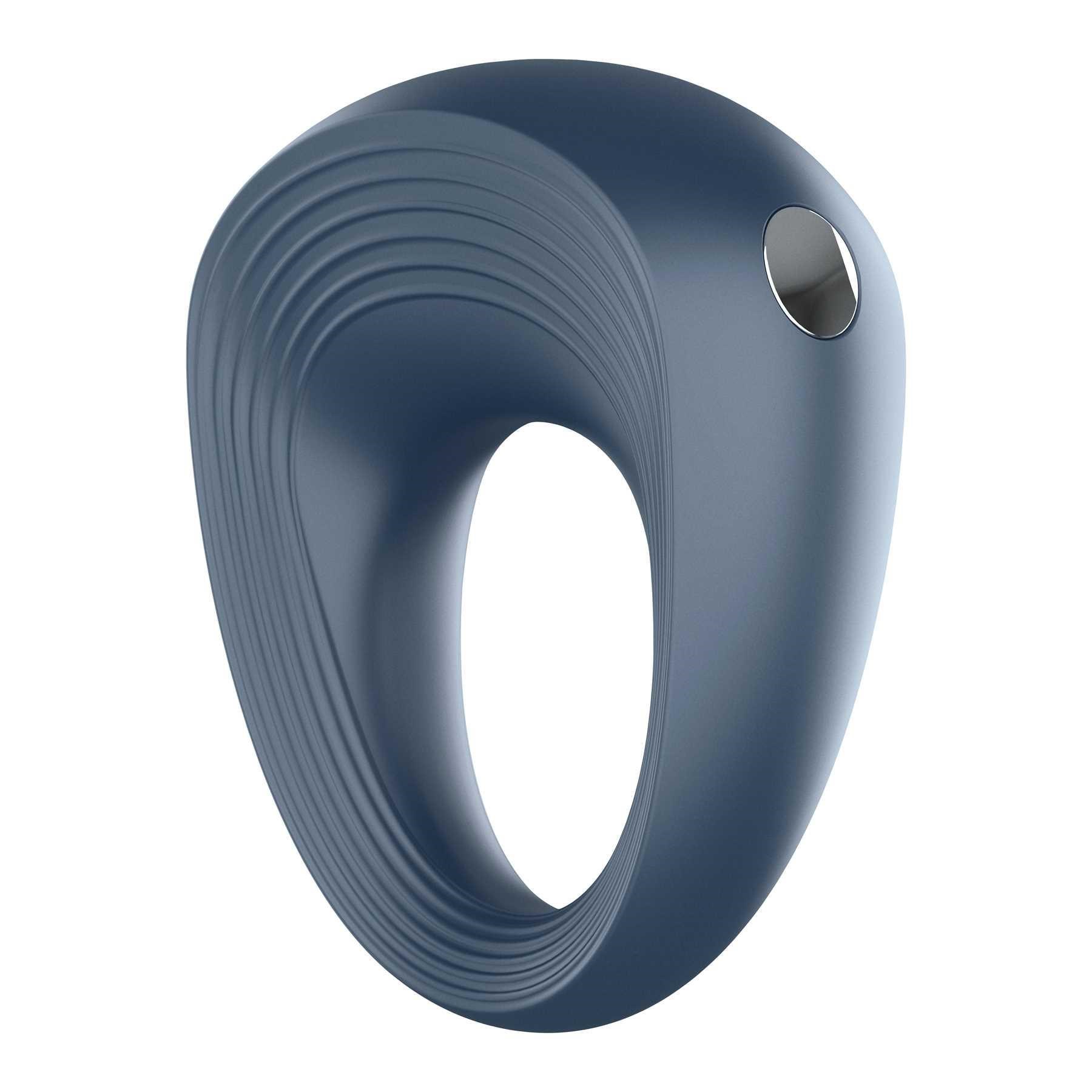 Satisfyer Powerful One Connect App Penis Ring angled side view