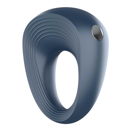 Satisfyer Powerful One Connect App Penis Ring angled side view