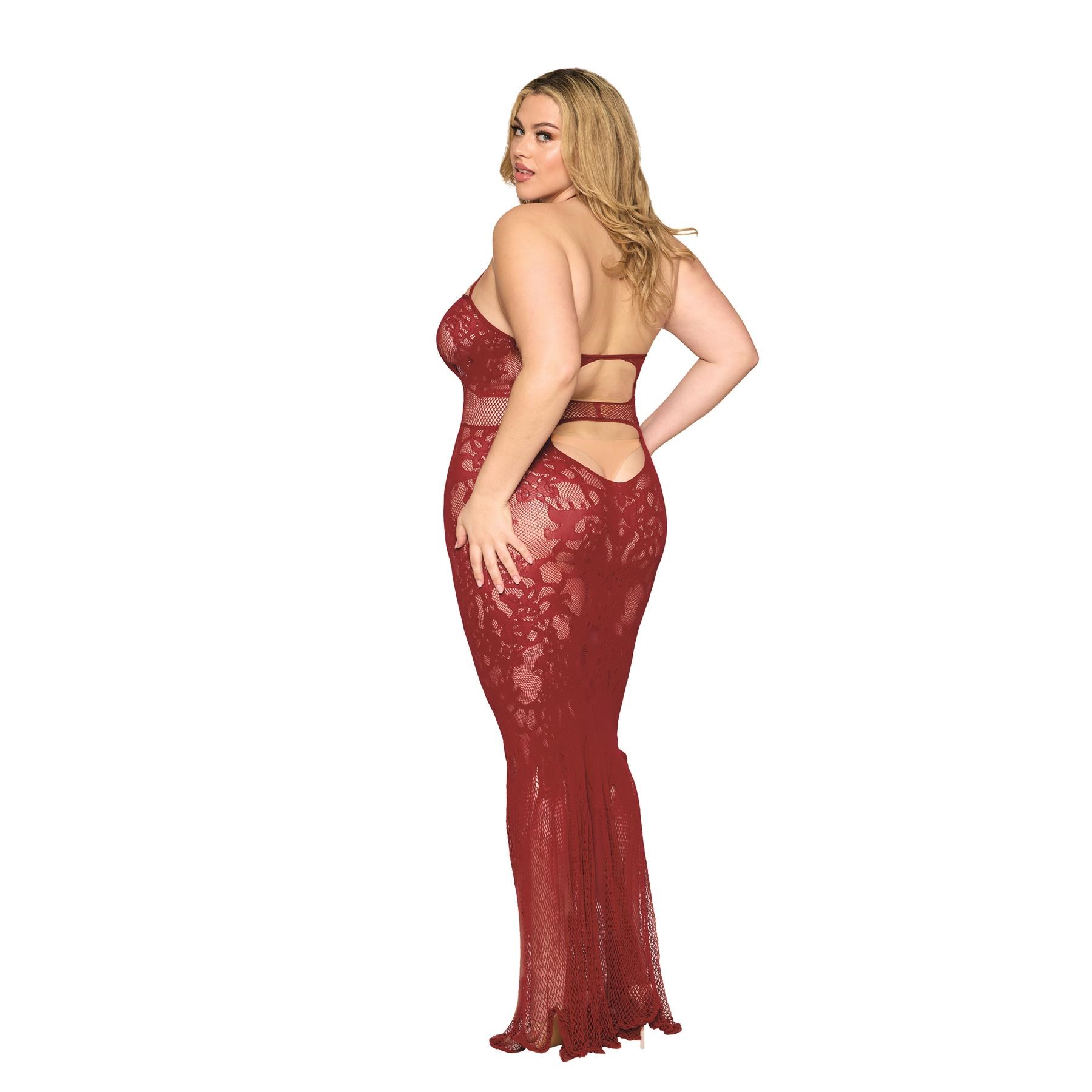 bodystocking lace gown q/s back