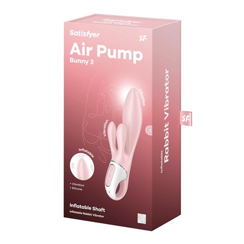 SATISFYER AIR PUMP BUNNY 3 BOX SHOT